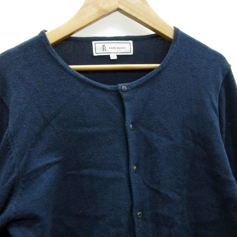 【中古】ロペピクニック ROPE Picnic カーディガン ミドル丈 ラウンドネック 38 ネイビー 紺 /MS14 レディース 【ベクトル 古着】 231121 vectorpremium-17727152 ブランド古着ベクトルプレミアム店 サンプル画像3