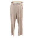 【中古】カスタネ Kastane テーパードパンツ ロング丈 1 ベージュ /HO15 レディース 【ベクトル 古着】 231208(4)