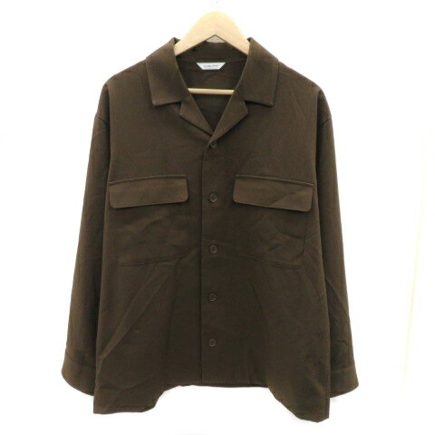 【中古】グローバルワーク GLOBAL WORK カジュアルシャツ 長袖 オープンカラー 無地 オーバーサイズ L ブラウン /YK29 メンズ 【ベクトル 古着】 231220 【中古】グローバルワーク GLOBAL WORK カジュアルシャツ 長袖 オープンカラー 無地 オーバーサイズ L ブラウン /YK29 メンズ 【ベクトル 古着】 231220