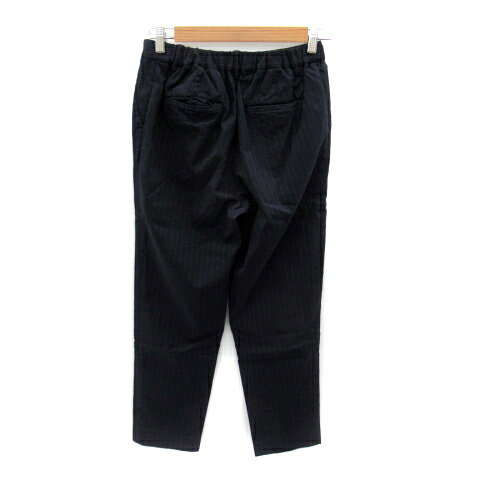 【中古】グローバルワーク GLOBAL WORK スラックスパンツ テーパードパンツ アンクル丈 ストライプ柄 M 紺 ネイビー /SY13 レディース 【ベクトル 古着】 231227 vectorpremium-17767030 ブランド古着ベクトルプレミアム店 サンプル画像2