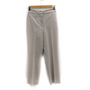 【中古】ナチュラルビューティーベーシック NATURAL BEAUTY BASIC スラックスパンツ アンクル丈 XS グレージュ /SM34 レディース 【ベ...