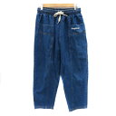 【中古】ステリア Stay Real デニムパンツ ジーンズ テーパードパンツ イージーパンツ アンクル丈 F インディゴ /YK6 レディース 【ベクトル 古着】 240118(4)