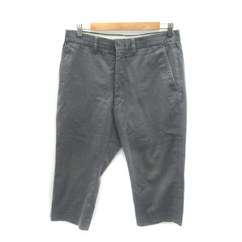 【中古】B&Y ユナイテッドアローズ BEAUTY&YOUTH ビューティー&ユース クロップドパンツ 七分丈 無地 L グレー /SY20 メンズ 【ベクトル 古着】 240123 【中古】B&Y ユナイテッドアローズ BEAUTY&YOUTH ビューティー&ユース クロップドパンツ 七分丈 無地 L グレー /SY20 メンズ 【ベクトル 古着】 240123