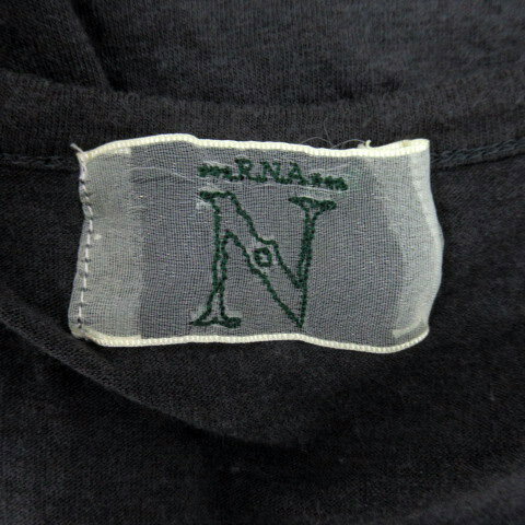 【中古】アールエヌエーエヌ RNA-N カットソー 長袖 Vネック 無地 ウール混 M チャコールグレー /SY26 レディース 【ベクトル 古着】 240123