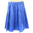 【中古】ティアラ Tiara フレアスカート ミモレ丈 チュール 3 ブルー 青 /YM15 レディース 【ベクトル 古着】 240123(4)