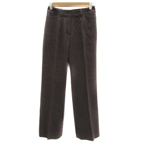 【中古】GIANNI LO GIUDICE ジャンニロジュディチェ スラックパンツ ロング丈 無地 ウール 34 レッドブラウン /YS5 レディース 【ベクトル 古着】 240220 【中古】GIANNI LO GIUDICE ジャンニロジュディチェ スラックパンツ ロング丈 無地 ウール 34 レッドブラウン /YS5 レディース 【ベクトル 古着】 240220