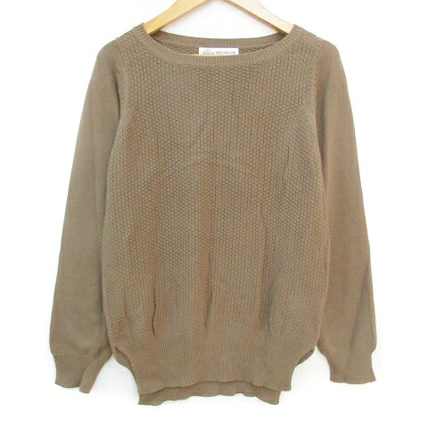 Other - 【中古】ビーミングバイビームス B:MING LIFE STORE by BEAMS ニット カットソー 長袖 ラウンドネック 切替 無地 F カーキ /FF19 レディース 【ベクトル 古着】 240215