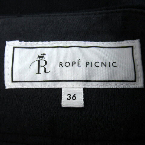 【中古】未使用品 ロペピクニック ROPE Picnic フレアスカート ひざ丈 無地 36 紺 ネイビー /SY16 レディース 【ベクトル 古着】 240215 vectorpremium-17846160 ブランド古着ベクトルプレミアム店 サンプル画像3