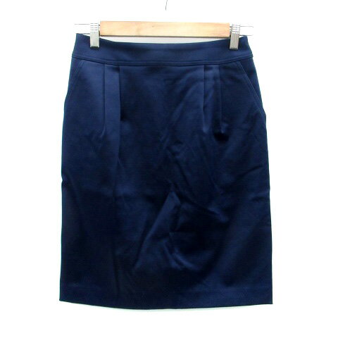 【中古】ロートレアモン LAUTREAMONT フレアスカート ひざ丈 38 紺 ネイビー /HO25 レディース 【ベクトル 古着】 240220
