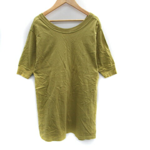 【中古】B&Y ユナイテッドアローズ BEAUTY&YOUTH ビューティー&ユース チュニック 五分袖 ラウンドネック ベージュ /SM10 レディース 【ベクトル 古着】 240316 【中古】B&Y ユナイテッドアローズ BEAUTY&YOUTH ビューティー&ユース チュニック 五分袖 ラウンドネック ベージュ /SM10 レディース 【ベクトル 古着】 240316