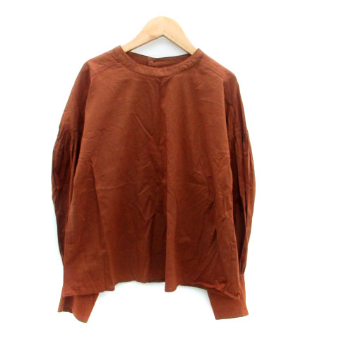 【中古】セポ CEPO craft ブラウス カットソー ラウンドネック 長袖 無地 M 茶色 ブラウン /HO29 ■MO レディース 【ベクトル 古着】 240326 【中古】セポ CEPO craft ブラウス カットソー ラウンドネック 長袖 無地 M 茶色 ブラウン /HO29 ■MO レディース 【ベクトル 古着】 240326