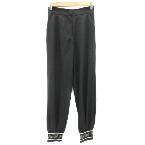 Nylon, Rayon, Polyester - 【中古】スコットクラブ SCOT CLUB ジョガーパンツ アンクル丈 9 ブラック 黒 /YM7 レディース 【ベクトル 古着】 240326