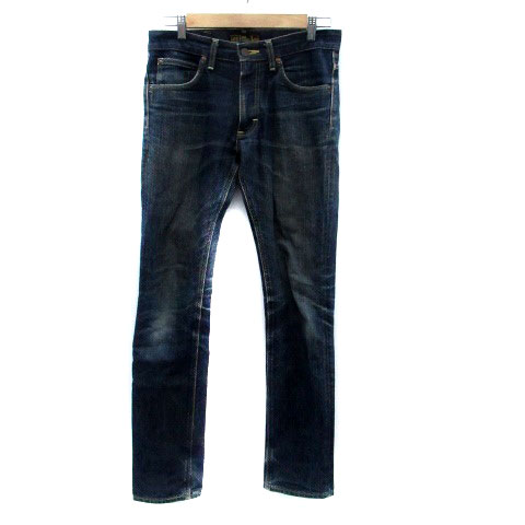 【中古】リー LEE デニムパンツ ジーンズ ストレート ロング丈 ウォッシュ加工 30 紺 ネイビー /HO10 メンズ 【ベクトル 古着】 240325 【中古】リー LEE デニムパンツ ジーンズ ストレート ロング丈 ウォッシュ加工 30 紺 ネイビー /HO10 メンズ 【ベクトル 古着】 240325