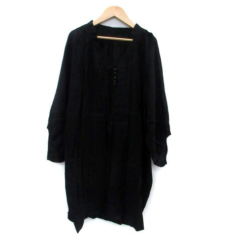 【中古】アパートバイローリーズ apart by lowrys ワンピース Vネック 七分袖 ミニ丈 L 黒 ブラック /HO6 レディース 【ベクトル 古着】 240405ブランドアパートバイローリーズ apart by lowrys表記サイズL ※実寸サイズをご確認ください。実寸サイズ身幅：54cm　着丈：84.8cm　ゆき丈：55cm　　素材レーヨン80% ナイロン20%色黒 ※色に関してはこの商品の出品者の主観で判断しておりますので、カタログや正規カラーとは言いまわしが異なる場合があります。仕様伸縮性なし 透け感若干あり状態使用感が少なく、状態の良い商品です。 ※あくまでも中古品ですので掲載写真や記載内容をご確認いただき、ご理解の上ご購入ください。商品のお問い合わせの回答を休止しております。＊各商品ページの商品詳細等をご確認の上ご購入ください。【中古】アパートバイローリーズ apart by lowrys ワンピース Vネック 七分袖 ミニ丈 L 黒 ブラック /HO6 レディース 【ベクトル 古着】 240405状態ランク　”A”詳細については、下記および「状態ランクについて」ページをご覧ください。未使用・新品の商品ほぼ新品同様の商品使用感が少なく、かなり状態の良い商品使用感はあるが、傷や汚れの少ない商品使用感の他、傷や汚れが見られる商品かなり大きな傷みがある難あり商品※S〜CランクはUSED品となりますので、使用感をご理解の上でご入札下さい。状態ランクについてinformationブランドアパートバイローリーズ apart by lowrys表記サイズL ※実寸サイズをご確認ください。実寸サイズ身幅：54cm　着丈：84.8cm　ゆき丈：55cm　　素材レーヨン80% ナイロン20%色黒 ※色に関してはこの商品の出品者の主観で判断しておりますので、カタログや正規カラーとは言いまわしが異なる場合があります。仕様伸縮性なし 透け感若干あり状態使用感が少なく、状態の良い商品です。 ※あくまでも中古品ですので掲載写真や記載内容をご確認いただき、ご理解の上ご購入ください。商品のお問い合わせの回答を休止しております。＊各商品ページの商品詳細等をご確認の上ご購入ください。本商品は一点物です他サイトや店舗にて販売している商品です。多少のお時間差にて欠品になることもございます。予めご了承頂ますようお願い致します。ベクトル・サイズガイドはこちらこの商品と同じブランドの商品を見る