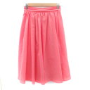 【中古】ロペピクニック ROPE Picnic フレアスカート ミモレ丈 38 M ピンク /HO17 レディース 【ベクトル 古着】 240423(4)