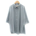 【中古】パターントルソ patterntorso シャツチュニック 長袖 F ブルーグレー /SM25 レディース 【ベクトル 古着】 240626(4)