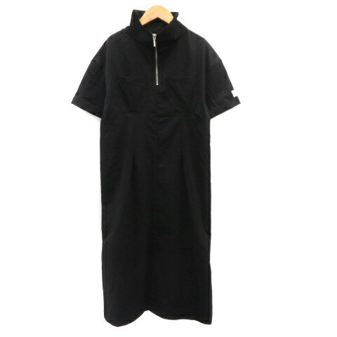 【中古】ジャバ Java シャツワンピース ロング丈 半袖 S 黒 ブラック /YK39 レディース 【ベクトル 古着】 240717 【中古】ジャバ Java シャツワンピース ロング丈 半袖 S 黒 ブラック /YK39 レディース 【ベクトル 古着】 240717