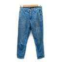 【中古】スローブ イエナ SLOBE IENA LE DENIM デニムパンツ ジーンズ テーパードパンツ アンクル丈 34 XS 青 ブルー /SY5 レディース 【ベクトル 古着】 240903