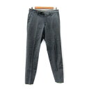 【中古】グリーンレーベルリラクシング ユナイテッドアローズ green label relaxing スラックスパンツ テーパードパンツ ロング丈 無地 M グレー /SY15 メンズ 【ベクトル 古着】 240903(4)