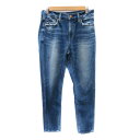 【中古】レッドカード RED CARD デニムパンツ ジーンズ テーパードパンツ アンクル丈 ウォッシュ加工 24 インディゴ /YK13 レディース 【ベクト...