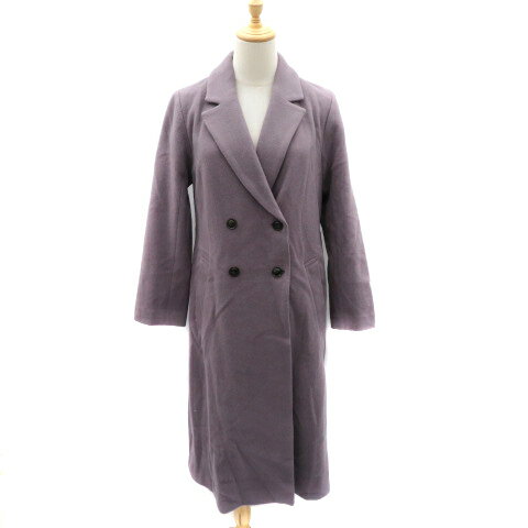 【中古】ジルバイジルスチュアート JILL by JILLSTUART チェスターコート ロング丈 M パープル /YK2 レディース 【ベクトル 古着】 241101 【中古】ジルバイジルスチュアート JILL by JILLSTUART チェスターコート ロング丈 M パープル /YK2 レディース 【ベクトル 古着】 241101