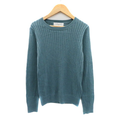 【中古】アーバンリサーチ URBAN RESEARCH ニット カットソー 長袖 F 緑 グリーン /YK32 レディース 【..