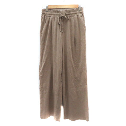 【中古】クラシカルエルフ CLASSICAL ELF ワイドパンツ イージーパンツ アンクル丈 L ベージュ /YK4 レディース 【ベクトル 古着】 241112 【中古】クラシカルエルフ CLASSICAL ELF ワイドパンツ イージーパンツ アンクル丈 L ベージュ /YK4 レディース 【ベクトル 古着】 241112