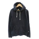【中古】チャンピオン CHAMPION パーカー スウェット プルオーバー L 紺 ネイビー /YK6 レディース 【ベクトル 古着】 241119