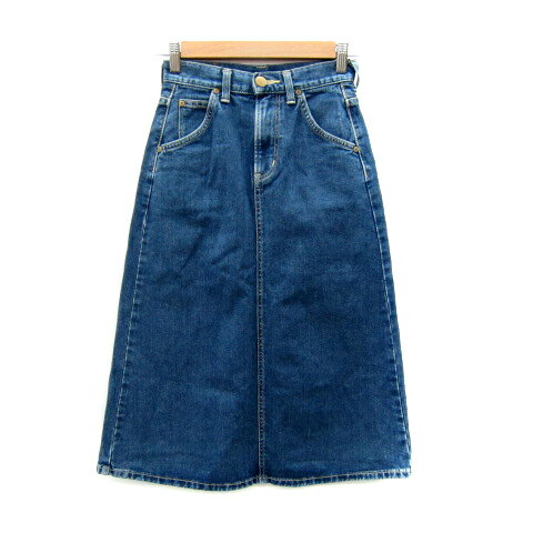 【中古】リー LEE デニムスカート フレアスカート ロング丈 XXS 青 ブルー /SY16 レディース 【ベクトル 古着】 241118 【中古】リー LEE デニムスカート フレアスカート ロング丈 XXS 青 ブルー /SY16 レディース 【ベクトル 古着】 241118