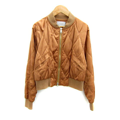 【中古】シーズンスタイルラボ SEASON STYLE LAB ブルゾンジャケット キルティングジャケット ミドル丈 無地 ダブルジップ 38 M ライトブラウン /SY22 レディース 【ベクトル 古着】 241126 【中古】シーズンスタイルラボ SEASON STYLE LAB ブルゾンジャケット キルティングジャケット ミドル丈 無地 ダブルジップ 38 M ライトブラウン /SY22 レディース 【ベクトル 古着】 241126