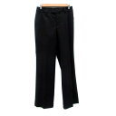 【中古】コムサイズム COMME CA ISM スラックスパンツ ロング丈 M 黒 ブラック /HO22 レディース 【ベクトル 古着】 241121