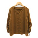 【中古】ビームスハート BEAMS HEART ブラウス カットソー 長袖 ブラウン /YK10 レディース 【ベクトル 古着】 241129(4)