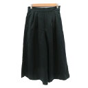 【中古】ローリーズファーム LOWRYS FARM ガウチョパンツ スカーチョ ワイドパンツ 七分丈 M ダークグリーン /YK15 レディース 【ベクトル 古...