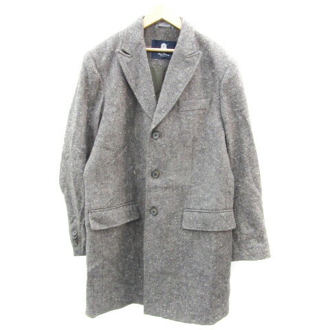 【中古】ランズエンド LANDS' END チェスターコート ロング丈 A6 ブラウン 茶 /YM4 メンズ 【ベクトル 古着】 250114 【中古】ランズエンド LANDS' END チェスターコート ロング丈 A6 ブラウン 茶 /YM4 メンズ 【ベクトル 古着】 250114