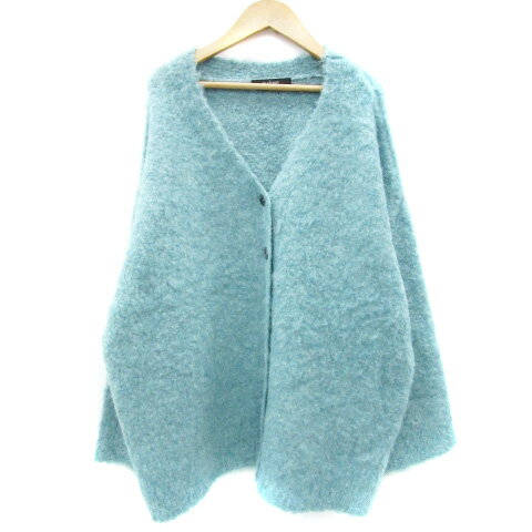 【中古】ダブルクローゼット w closet カーディガン ミドル丈 Vネック F ミントグリーン /YM31 レディース 【ベクトル 古着】 250121 【中古】ダブルクローゼット w closet カーディガン ミドル丈 Vネック F ミントグリーン /YM31 レディース 【ベクトル 古着】 250121