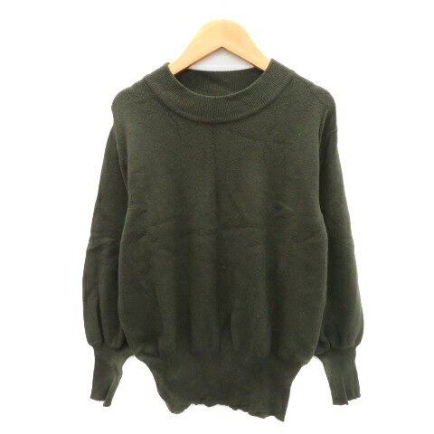 【中古】センスオブプレイス バイ アーバンリサーチ Sense of Place by Urban Research ニット セーター 長袖 F モスグリーン /YK23 レディース 【ベクトル 古着】 250210 【中古】センスオブプレイス バイ アーバンリサーチ Sense of Place by Urban Research ニット セーター 長袖 F モスグリーン /YK23 レディース 【ベクトル 古着】 250210