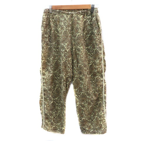 【中古】フリークスストア FREAKS STORE テーパードパンツ イージーパンツ アンクル丈 ペイズリー柄 S ベージュ /YK11 レディース 【ベクトル 古着】 250227
