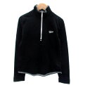 【中古】23区 オンワード樫山 SPORT ゴルフウェア カットソー ハーフジップ 長袖 刺繍 1 S 黒 ブラック /HO30 レディース 【ベクトル 古着】 250212(4)