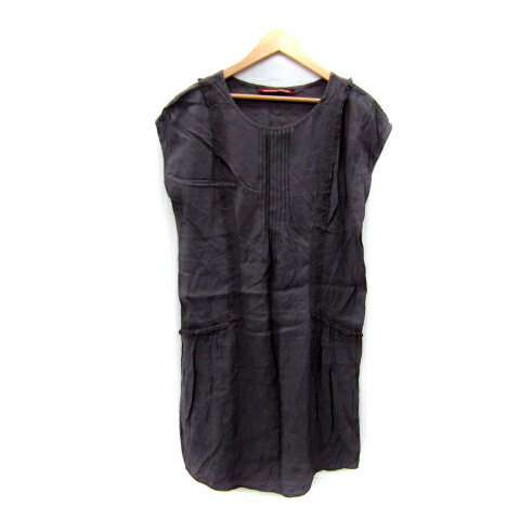 【中古】コントワーデコトニエ COMPTOIR DES COTONNIERS ワンピース ひざ丈 ノースリーブ ラウンドネック 総柄 フリンジ 34 XS チャコールグレー /SY37 レディース 【ベクトル 古着】 250221 【中古】コントワーデコトニエ COMPTOIR DES COTONNIERS ワンピース ひざ丈 ノースリーブ ラウンドネック 総柄 フリンジ 34 XS チャコールグレー /SY37 レディース 【ベクトル 古着】 250221