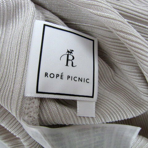 【中古】ロペピクニック ROPE Picnic カットソー 長袖 ヘンリーネック 40 L ライトグレー /SY3 レディース 【ベクトル 古着】 250226 vectorpremium-18395742 ブランド古着ベクトルプレミアム店 サンプル画像3