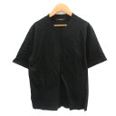 【中古】コムサメン COMME CA MEN Tシャツ カットソー 半袖 M 黒 ブラック /YK35 メンズ 【ベクトル 古着】 250225(4)