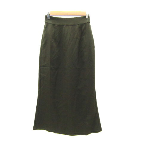 【中古】アントマリーズ Aunt Marie's マーメイドスカート ロング丈 マキシ丈 無地 F カーキ /SY9 レディース 【ベクトル 古着】 250304 【中古】アントマリーズ Aunt Marie's マーメイドスカート ロング丈 マキシ丈 無地 F カーキ /SY9 レディース 【ベクトル 古着】 250304