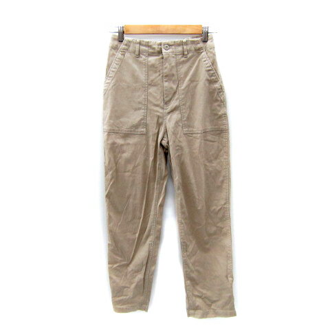 【中古】ロペピクニック ROPE Picnic ベイカーパンツ ロング丈 無地 38 M ベージュ /SY16 レディース 【ベクトル 古着】 250307