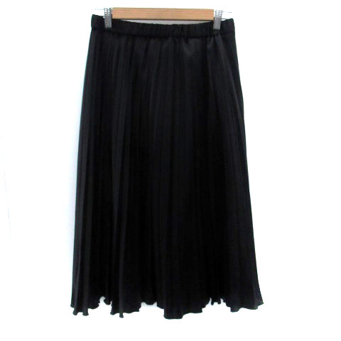 【中古】セニノン Seninon プリーツスカート ロング丈 42 XL 黒 ブラック /HO10 レディース 【ベクトル 古着】 250311 【中古】セニノン Seninon プリーツスカート ロング丈 42 XL 黒 ブラック /HO10 レディース 【ベクトル 古着】 250311