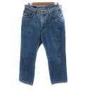 【中古】エドウィン EDWIN 503 デニムパンツ ジーンズ ストレートパンツ ロング丈 W35 L33 青 ブルー /YS11 メンズ 【ベクトル 古着】 250312(4)