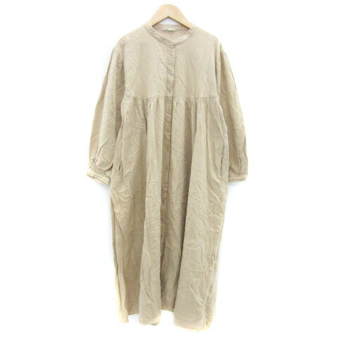 【中古】サマンサモスモス SM2 シャツワンピース ロング丈 長袖 バンドカラー 麻 リネン混 F ライトブラウン 薄茶 /YM5 レディース 【ベクトル 古着】 250318 【中古】サマンサモスモス SM2 シャツワンピース ロング丈 長袖 バンドカラー 麻 リネン混 F ライトブラウン 薄茶 /YM5 レディース 【ベクトル 古着】 250318