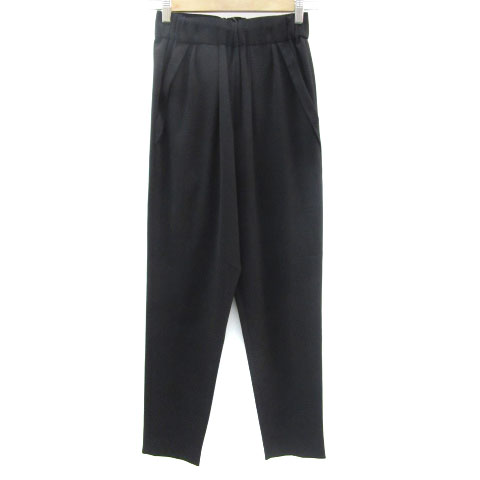 Nylon, Rayon, Polyester - 【中古】ティテ インザ ストア TITE IN THE STORE テーパードパンツ アンクル丈 36 S ブラック 黒 /YM37 レディース 【ベクトル 古着】 250321
