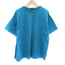 【中古】ジーナシス JEANASIS Tシャツ カットソー 五分袖 F オーバーサイズ ターコイズブルー /SM17 レディース 【ベクトル 古着】 250326(4)