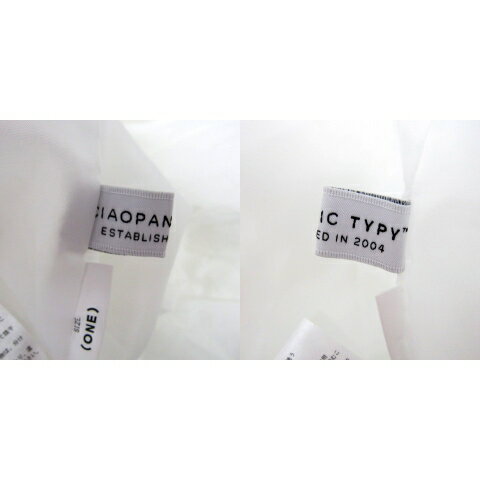 【中古】チャオパニック ティピー CIAOPANIC TYPY ジャンパースカート ワンピース ロング丈 マキシ丈 無地 ONE 白 ホワイト /SY31 レディース 【ベクトル 古着】 250327
