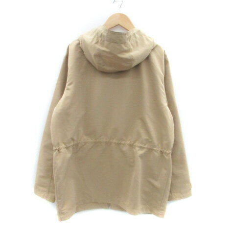 【中古】クラシカルエルフ CLASSICAL ELF マウンテンパーカー ジャケット ミドル丈 L ベージュ /HO12 レディース 【ベクトル 古着】 250409